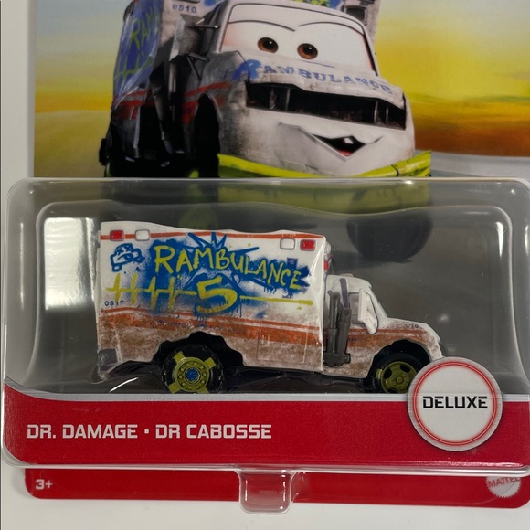 Disney/Pixar Cars Dr. Damage Deluxe Toy Vehicle - Picture 3 of 3